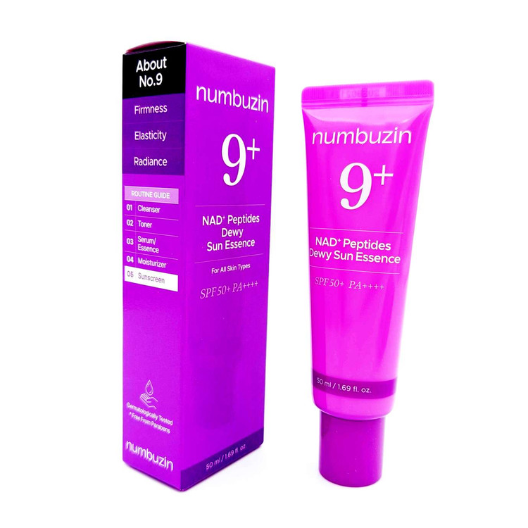 اسنس ضد آفتاب رطوبتدهنده No.9 NAD Peptides Dewy Sun Essence | حجم 50 میلی لیتر | نانبوزین