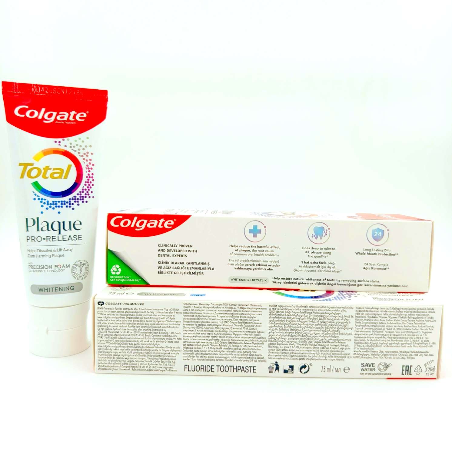 خمیردندان کلگیت توتال 75 میلی لیتر (Colgate Total Plaque Pro-Release 75ml)