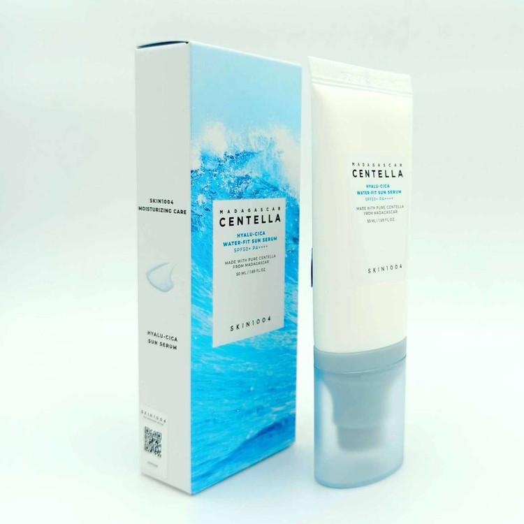 سرم ضد آفتاب هیالورونیک سنتلا مدل Madagascar Centella Hyalu-Cica Water-Fit Sunscreen SPF50+ PA++++ حجم 50 میلی لیتر