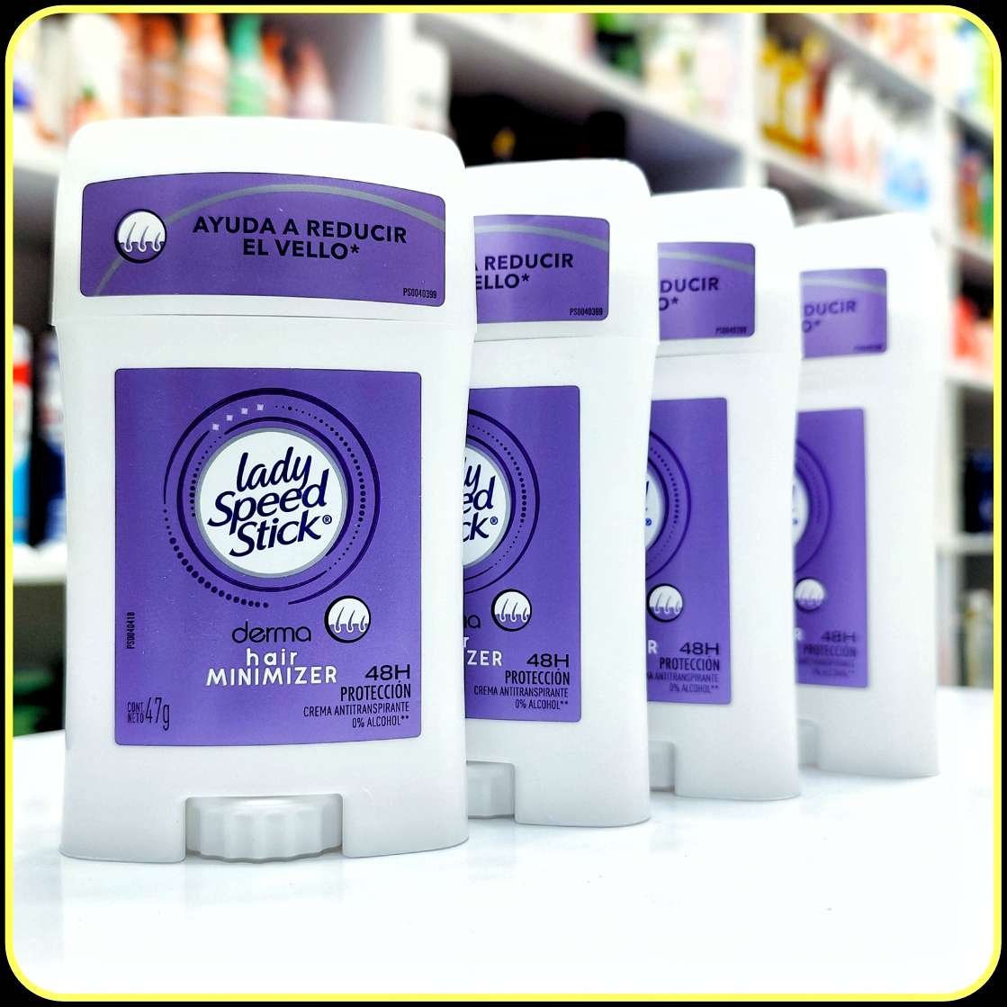 Lady Speed Stick Derma Hair Minimizer – کرم ضد تعریق 48 ساعته کمک به کاهش رشد مو زیر بغل 47 گرم