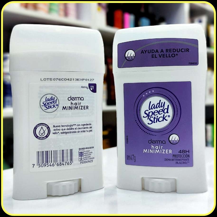 Lady Speed Stick Derma Hair Minimizer – کرم ضد تعریق 48 ساعته کمک به کاهش رشد مو زیر بغل 47 گرم