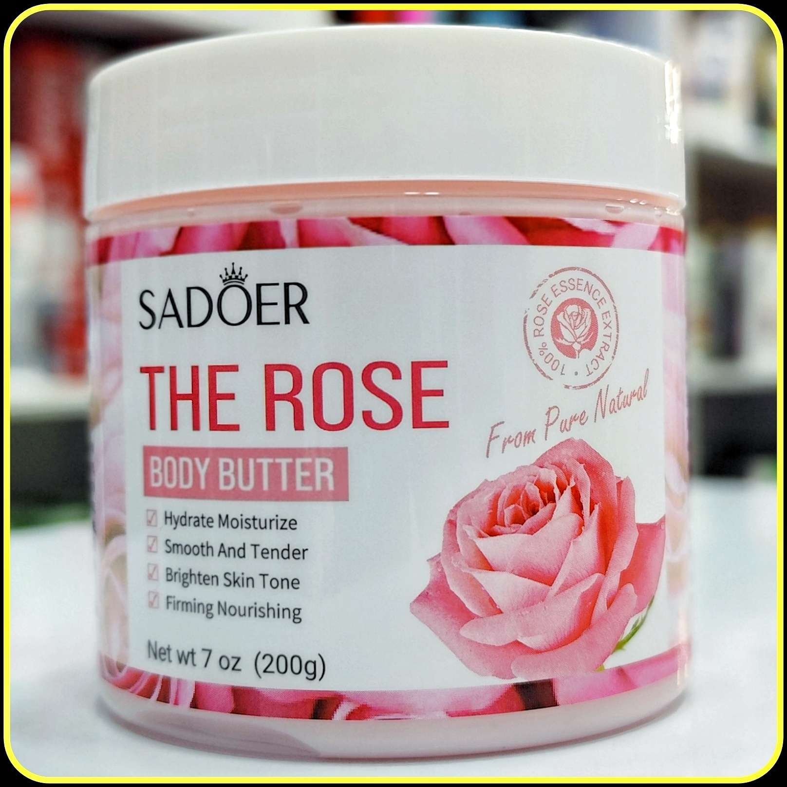 کره بدن گل رز سادور 200 گرم | SADOER The Rose Body Butter