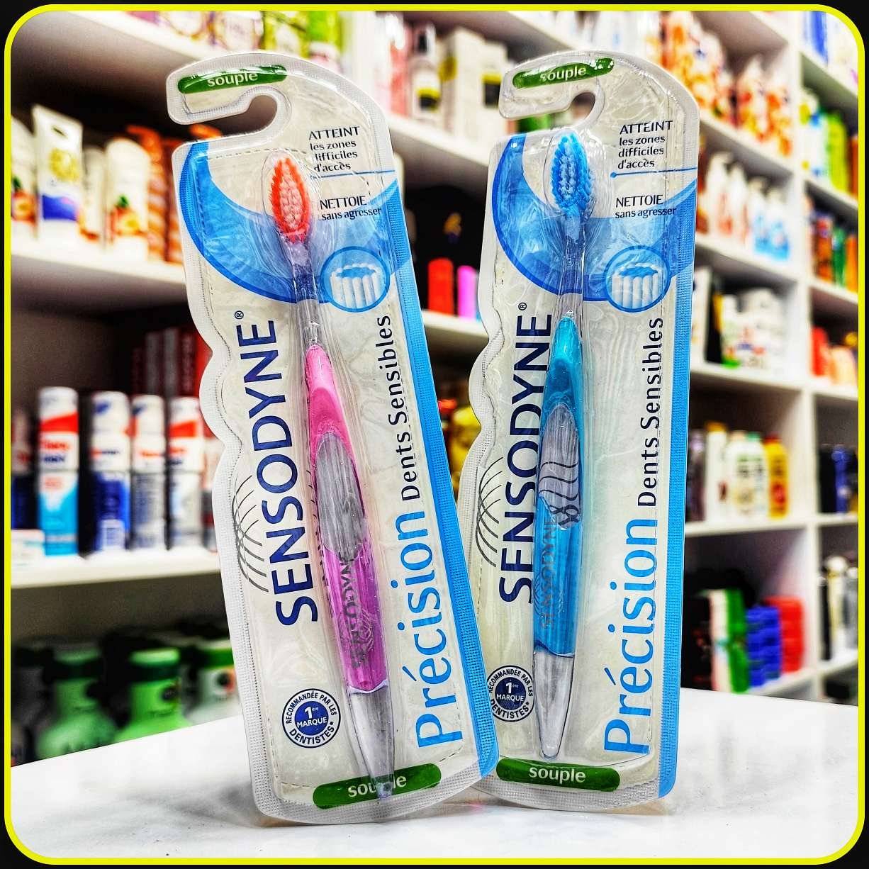 مسواک سنسوداین پرسیژن نرم Souple برای دندانهای حساس – پاکسازی دقیق و ملایم Sensodyne Precision
