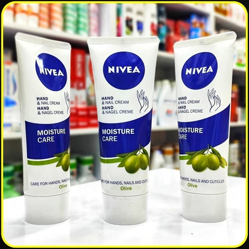 کرم دست و ناخن نیوآ با عصاره زیتون 75 میلیلیتر | NIVEA Hand & Nail Cream Moisture Care Olive