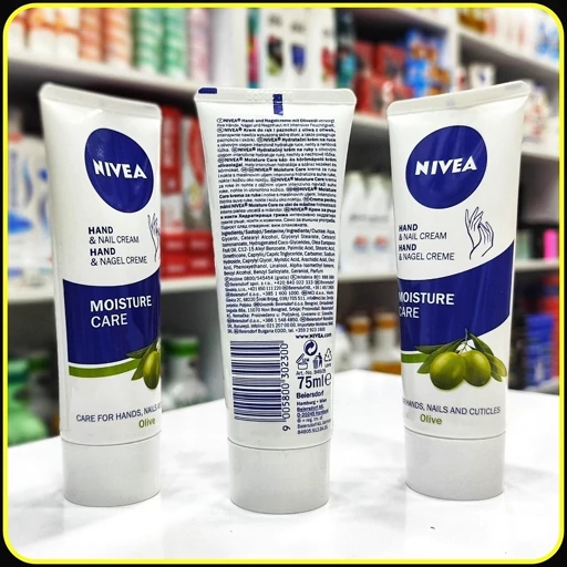 کرم دست و ناخن نیوآ با عصاره زیتون 75 میلیلیتر | NIVEA Hand & Nail Cream Moisture Care Olive