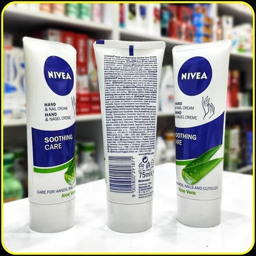 کرم دست و ناخن نیوآ مدل Soothing Care آلوئهورا 75 میلیلیتر | NIVEA Soothing Care Hand & Nail Cream Aloe Vera