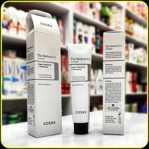 کرم رتینول 0.1٪ کوزارکس COSRX The Retinol 0.1 Cream | ضدچروک و سفتکننده پوست