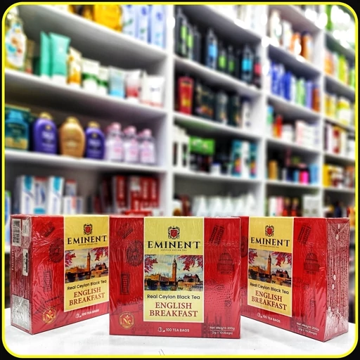 چای سیاه انگلیش بریکفست ایمننت Eminent English Breakfast؛ چای سیلان کیسهای 100 عددی