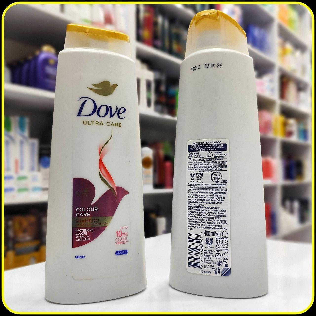 شامپو داو محافظ موهای رنگ شده Dove Ultra Care Colour Care مناسب موهای رنگشده 400 میلیلیتر