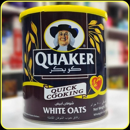 جو دوسر پرک کوئیک کوکر Quaker Quick Cooking White Oats وزن 500 گرم