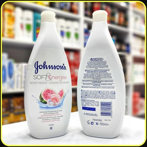 شامپو بدن جانسون عصاره گل رز و هندوانه 750ml