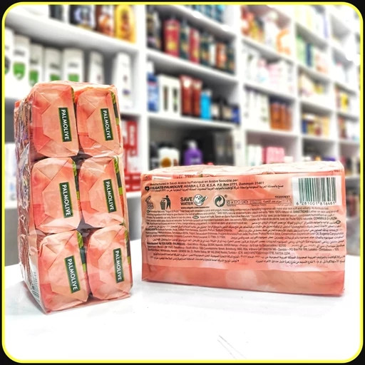 صابون پالمولیو عصاره ماست و توت فرنگی Palmolive پک شش عدد 170 گرمی