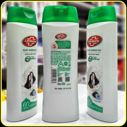 شامپو لایفبوی Lifebuoy Kuat & Berkilau موهایی قوی و درخشان با فرمولاسیون تخصصی