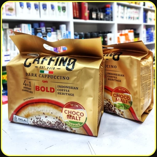 کافی میکس کاپوچینو کافینو 4 در 1 دارک با طعم چکو مالت | Caffino Dark Cappuccino 4 in 1
