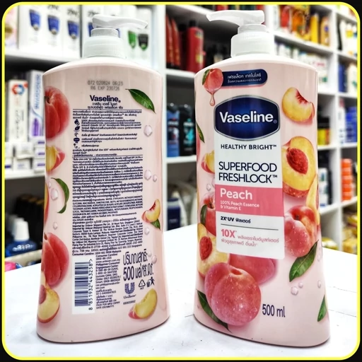 لوسیون وازلین هلو 500میل Vaseline peach