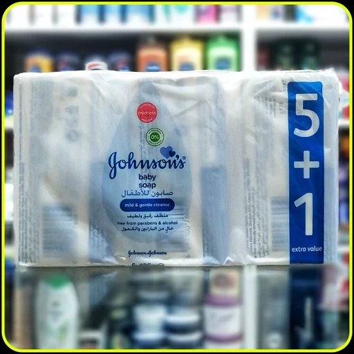 صابون بچه جانسون 5+1 | Johnson’s Baby Soap Extra Value