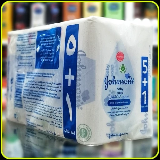 صابون بچه جانسون 5+1 | Johnson’s Baby Soap Extra Value