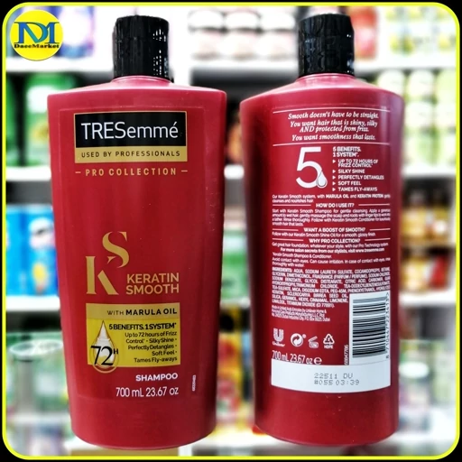 شامپو کراتین اسموت ترزمی TRESemmé Keratin Smooth با روغن مارولا 700 میلیلیتر