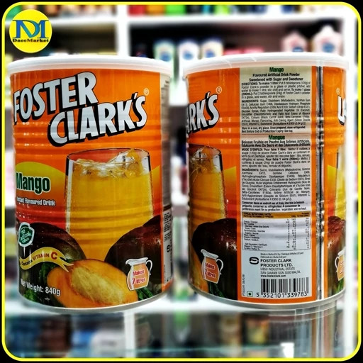 پودر نوشیدنی انبه فاستر کلارکس Foster Clark’s Mango Flavoured Powdered Drink وزن 840 گرم