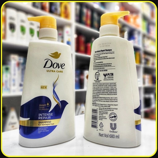 شامپو داو Dove ترمیم کننده موهای آسیب دیده 680ml انقضا 00/07/2026 قیمت با تخفیف