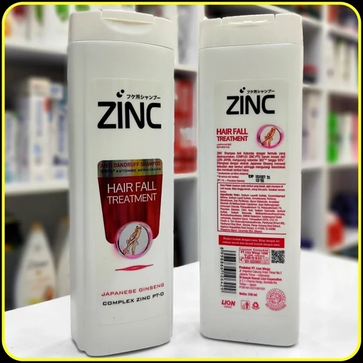 شامپو زینک ضد ریزش و ضد شوره zinc 340ml