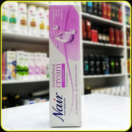 کرم موبر نیر مدل Moisturising Cream مخصوص پا و بدن حجم 80 میلیلیتر | Nair Hair Remover Cream