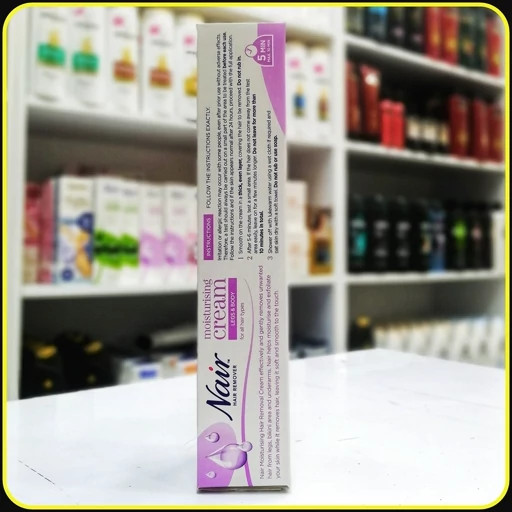 کرم موبر نیر مدل Moisturising Cream مخصوص پا و بدن حجم 80 میلیلیتر | Nair Hair Remover Cream