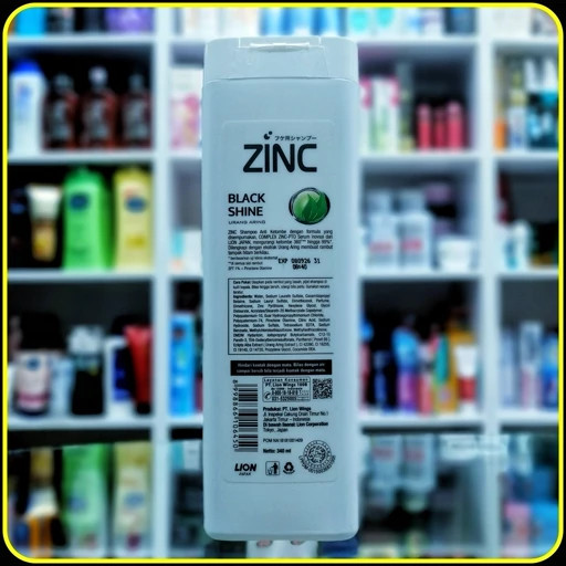 شامپو موی سر زینک ضد شوره ژاپنی با عصاره های مختلف (340میل) zink