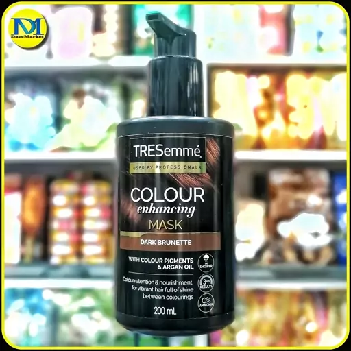 ماسک مو ترزمه تقویتکننده رنگ Dark Brunette حجم 200 میلیلیتر | TRESemmé Colour Enhancing Mask
