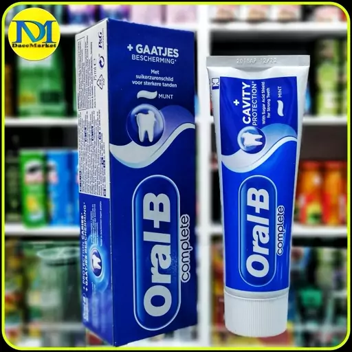 خمیردندان اورال بی کامپلیت Oral-B Complete با طعم نعناع، محافظت روزانه از دندانها و لثه