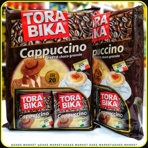 کاپوچینو ترابیکا Cappuccino ToraBika مدل Extra Choco Granule بسته 20 عددی