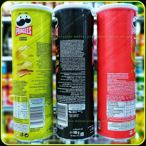 چیپس پرینگلز 165 گرم | Pringles Potato Crisps Original, Hot & Spicy, Cheese و طعمهای متنوع
