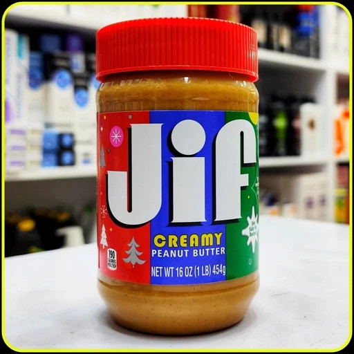 کره بادام زمینی جیف Jif پروتئینه 454گرم