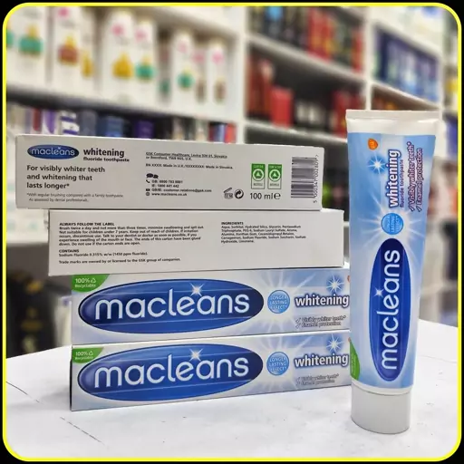 خمیر دندان سفید کننده مکلینز 100 میلیلیتر | Macleans Whitening Toothpaste