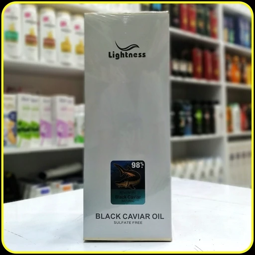 شامپو بیوتین لایتنس حاوی روغن خاویار سیاه و کلاژن کمپلکس | Lightness Biotin Shampoo