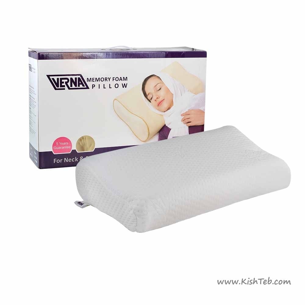 بالشت طبی ورنا verna سایز لارج سخت با 5 سال گارانتی تعویض