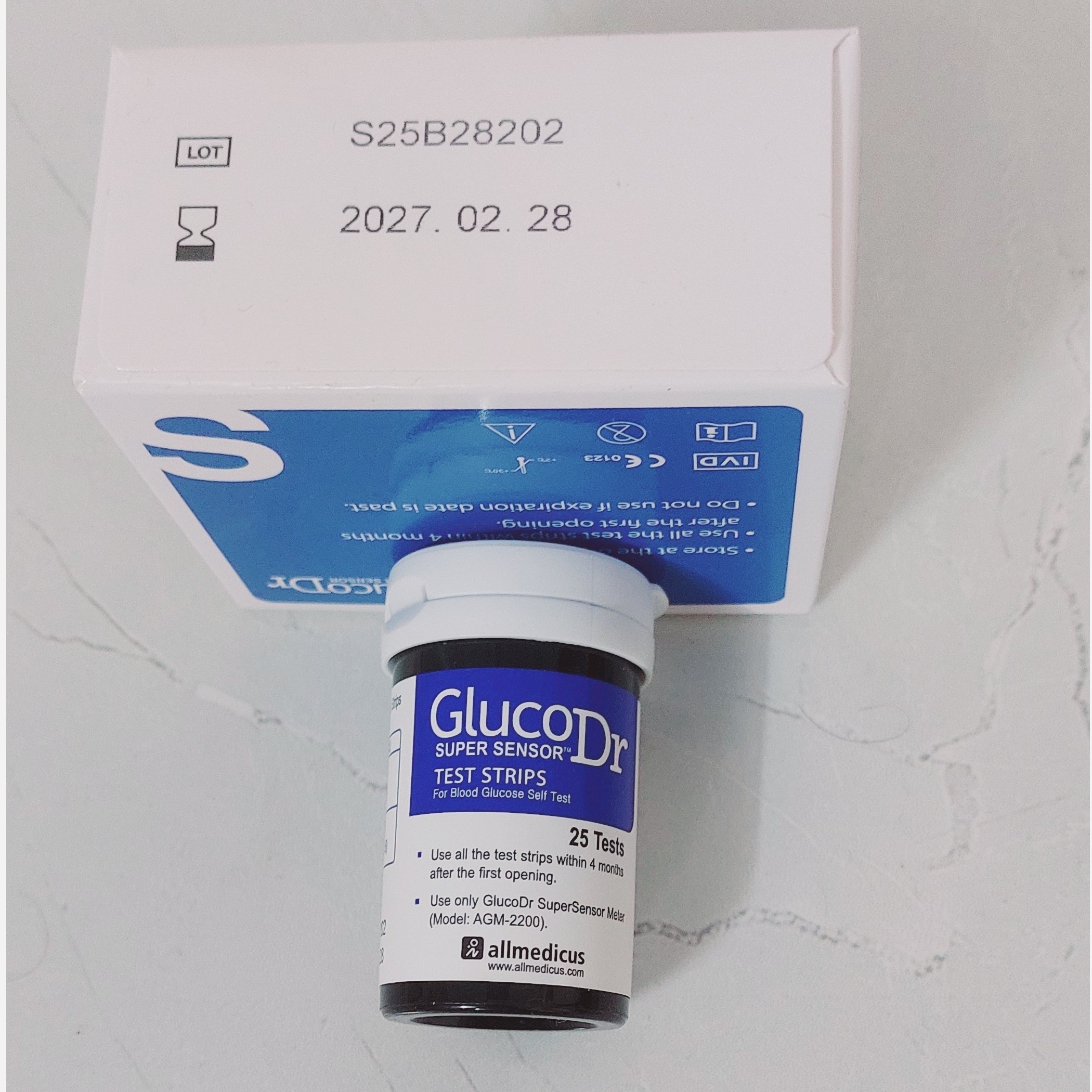 نوار تست قند خون گلوکو داکتر بسته 50 عددی gluco dr انقضا 2 2027
