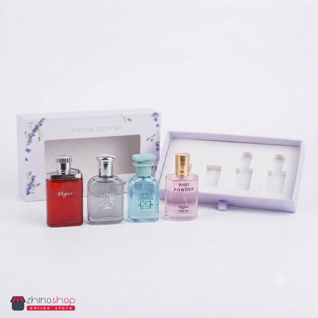 پک 4 عددی مینیاتوری عطر ویز (Veyes Perfume Gift Box) | مجموعه ادوپرفیوم 25 میل × 4