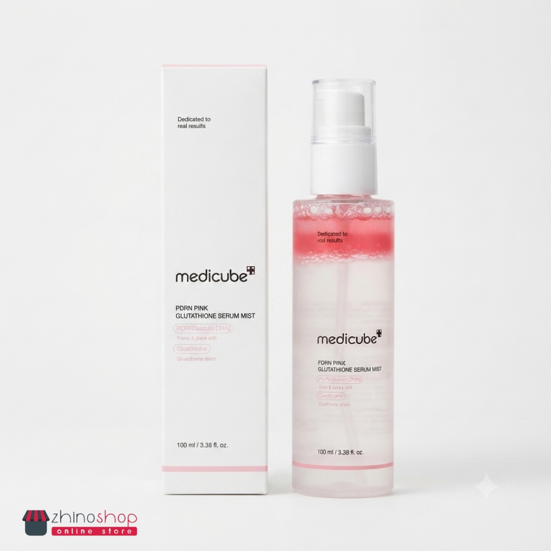 اسپری میست و سرم روشن کننده PDRN گلوتاتیون مدی کیوب 100ml