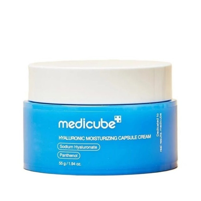 کرم کپسولی هیالورونیک اسید مدی کیوب مرطوب کننده و آبرسان 55ml