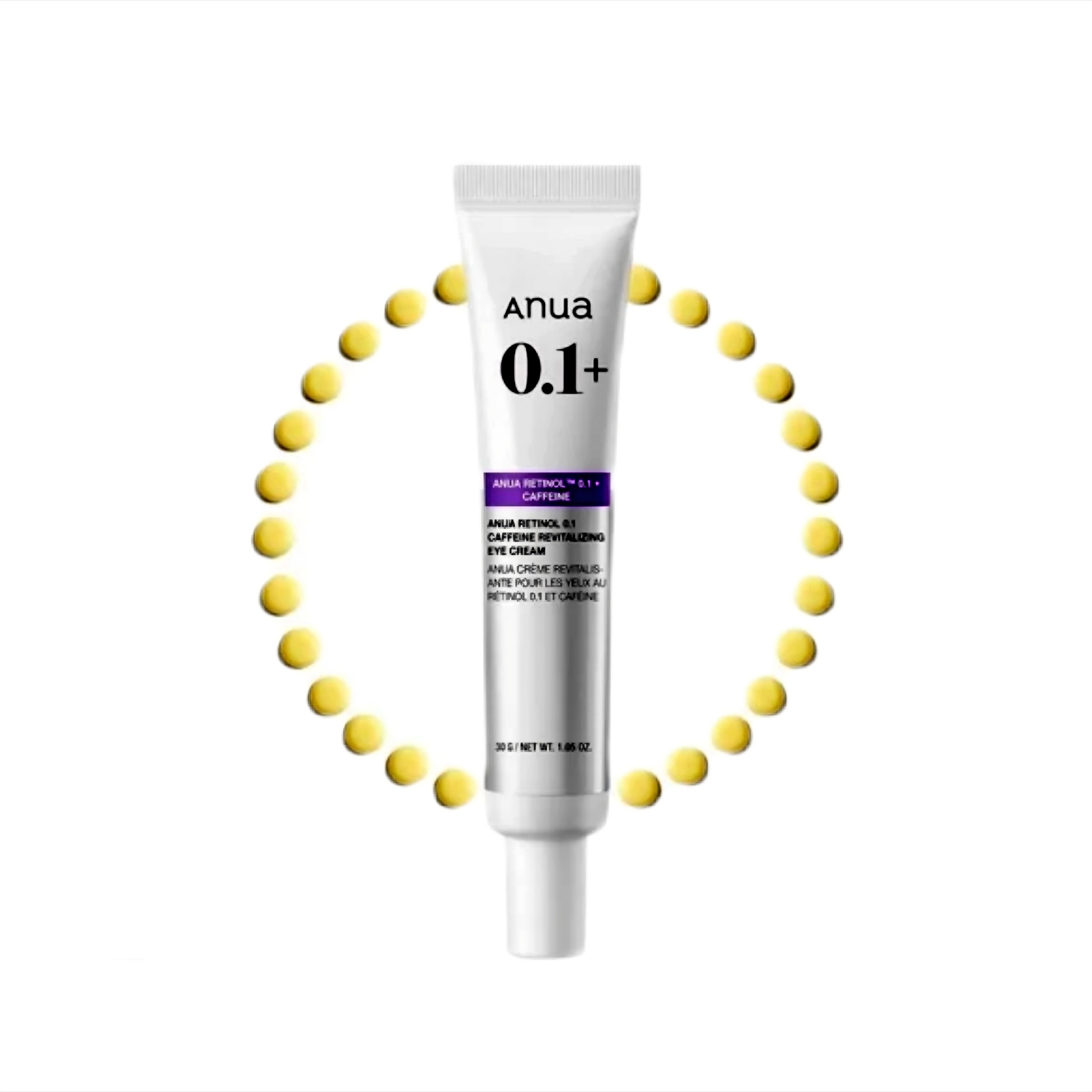 کرم ضد چروک و روشن کننده دورچشم رتینول آنوا Anua Nano Retinol NSerum 30 ml