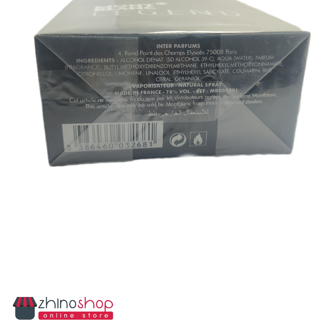 ادکلن مونت بلک مشکی (مون بلان) درب سنگین 100ml