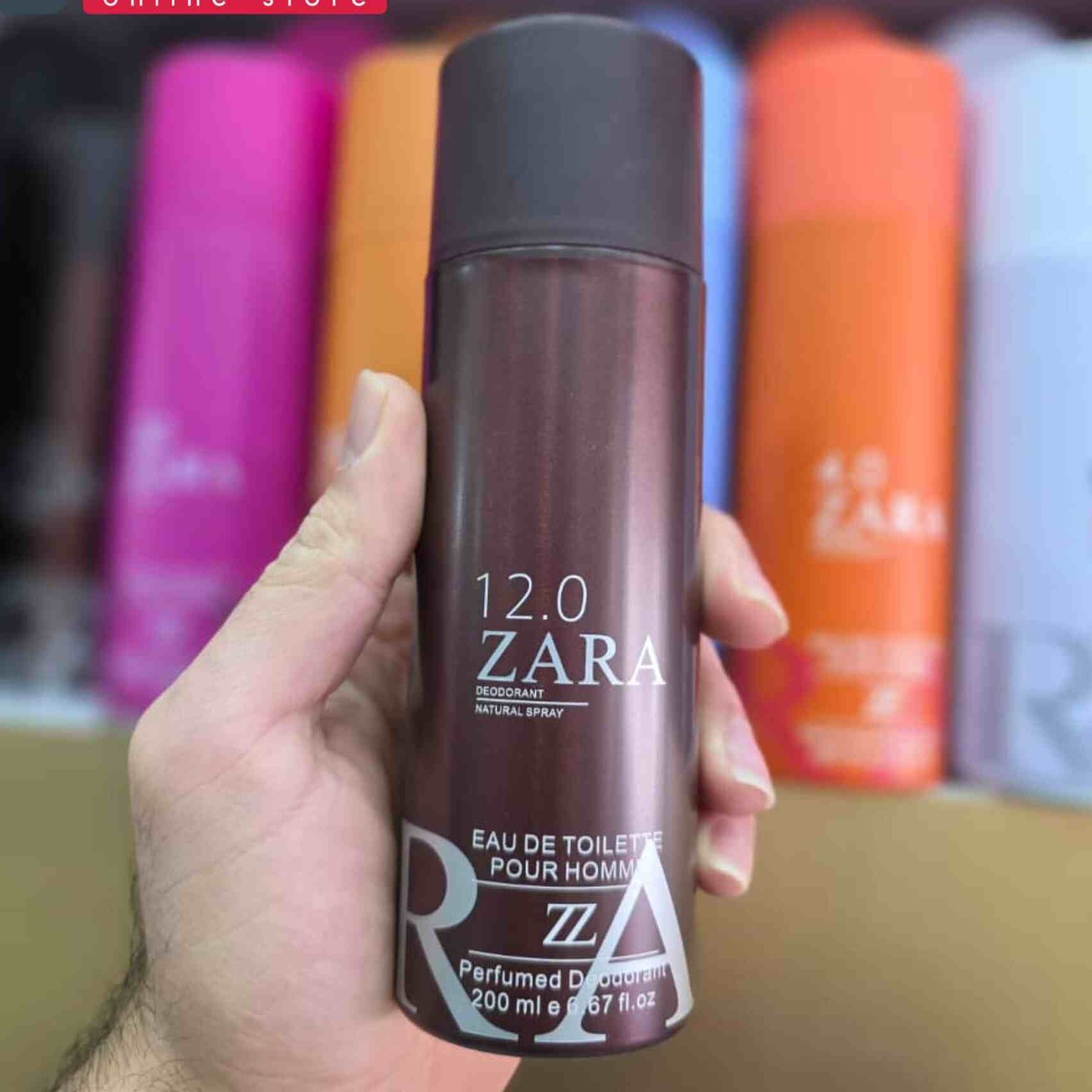 اسپری زارا خوشبوکننده بدن Zara 12.0 حجم200میل