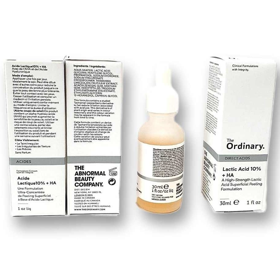 سرم لاکتیک اسید 10 درصد اوردینری اصلی Ordinary Lactic Acid + HA(دارای بچ کد)
