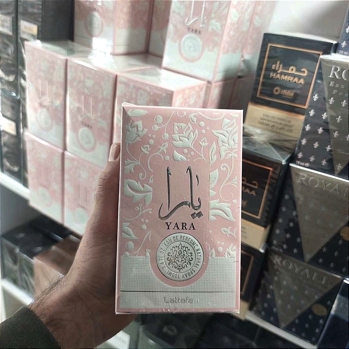 ادکلن یارا صورتی اصل شرکت لطافه Yara 100ml ضمانت اصالت کالا