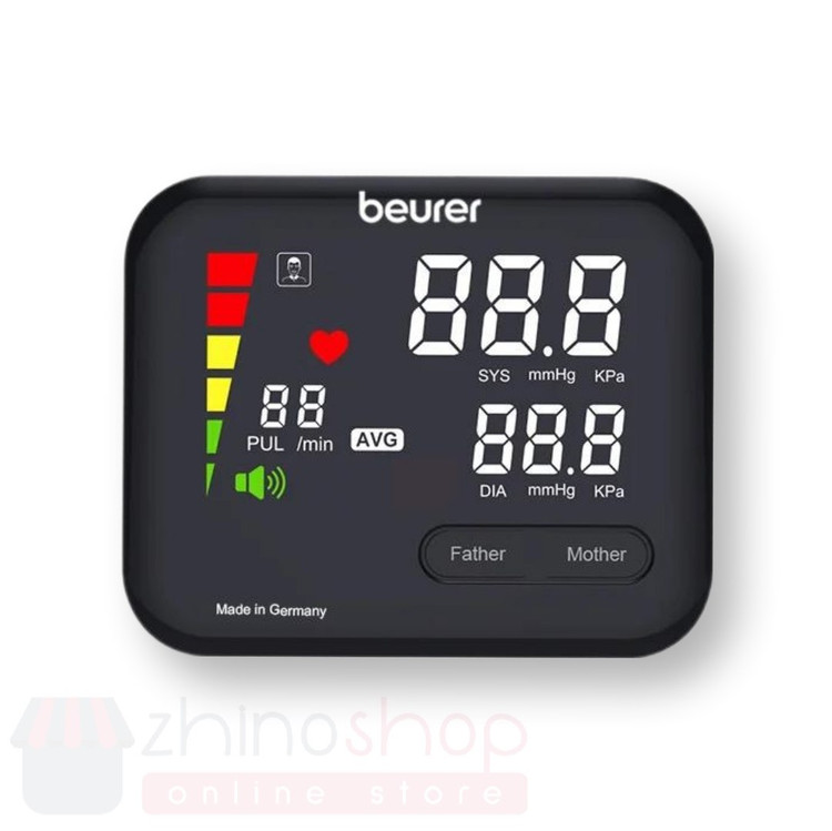 فشارسنج بازویی دیجیتالی بیورر مدل beurer BM102 سخنگو فارسی