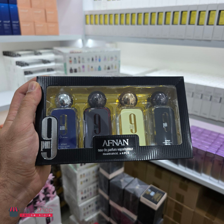 پک ادکلن 4 عددی افنان 9AM Collection مجموعه ادوپرفیوم 30 میل 4عددی