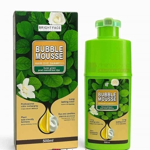 شامپو رنگ مو بابل موس مشکی مدل جدید تستردار برند کراتین کووین اورجینال(تضمینی) 420ml ژلاتین(وارد کننده مستقیم)