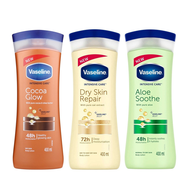 لوسیون بدن وازلین شکلاتی مدل cocoa glow اصل