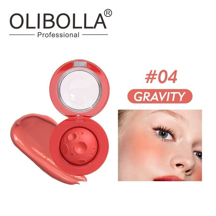 رژگونه و رژ لب خیس اولیبولا مدل فضایی OLIBOLLA